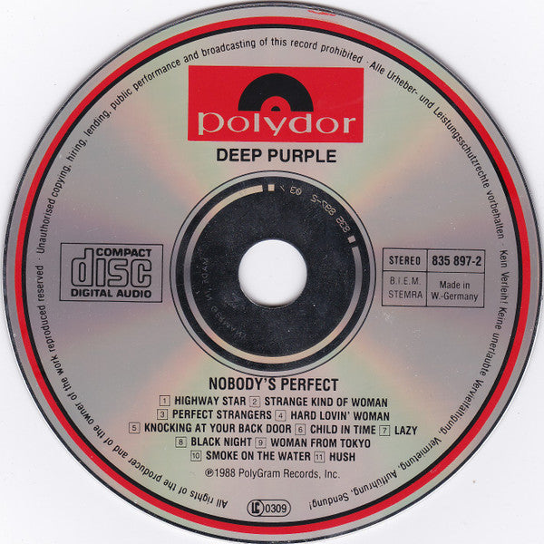 Deep Purple – Nobody's Perfect