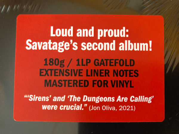 Savatage – The Dungeons Are Calling   ,  Gatefold