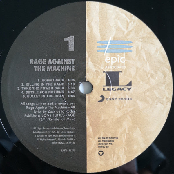 Rage Against The Machine – Rage Against The Machine