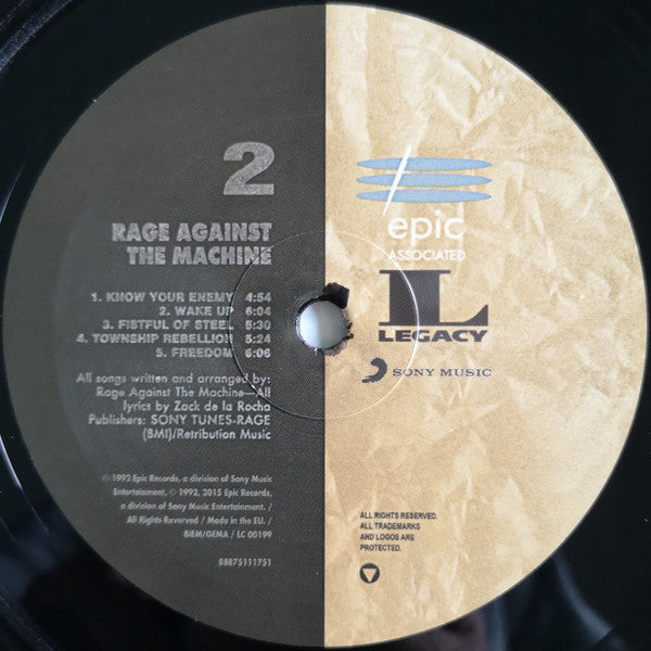 Rage Against The Machine – Rage Against The Machine