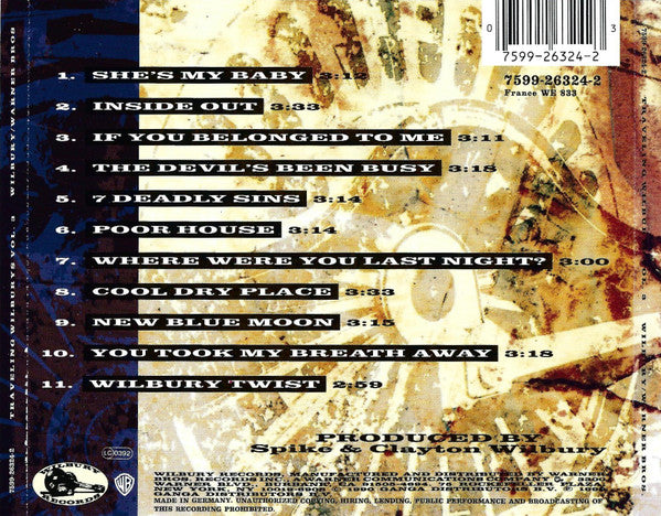 Traveling Wilburys – Vol. 3  ,  CD