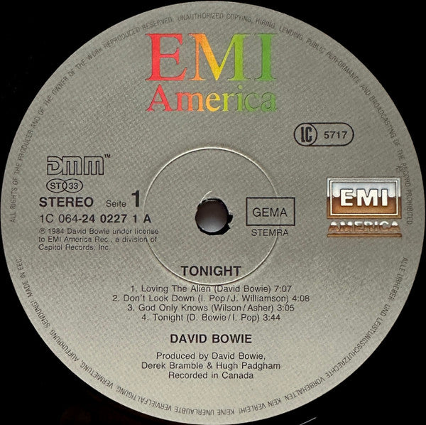 David Bowie – Tonight