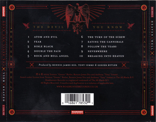 Heaven & Hell  – The Devil You Know  ,  CD