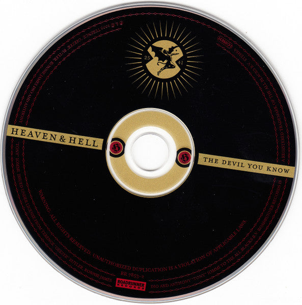 Heaven & Hell  – The Devil You Know  ,  CD