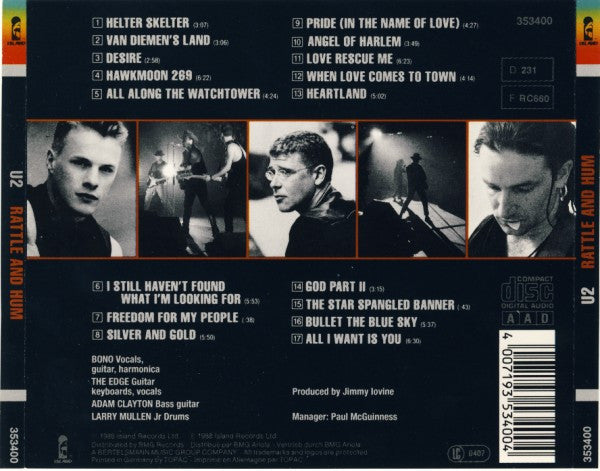 U2 – Rattle And Hum
