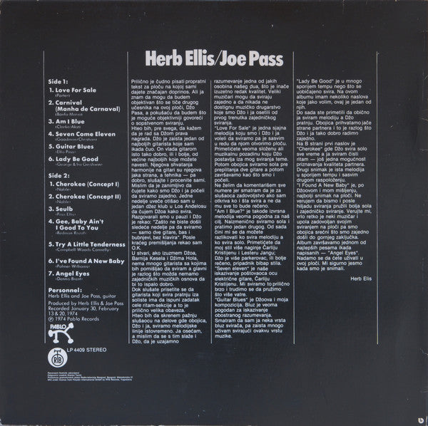 Herb Ellis / Joe Pass – Two For The Road