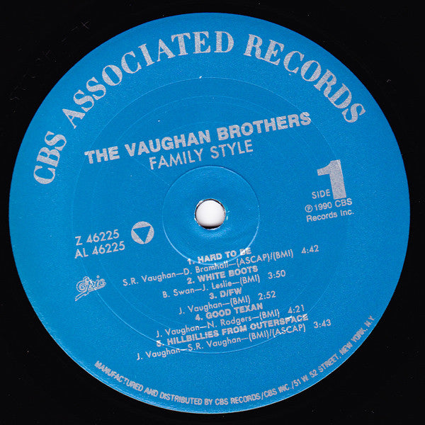 The Vaughan Brothers ‎– Family Style