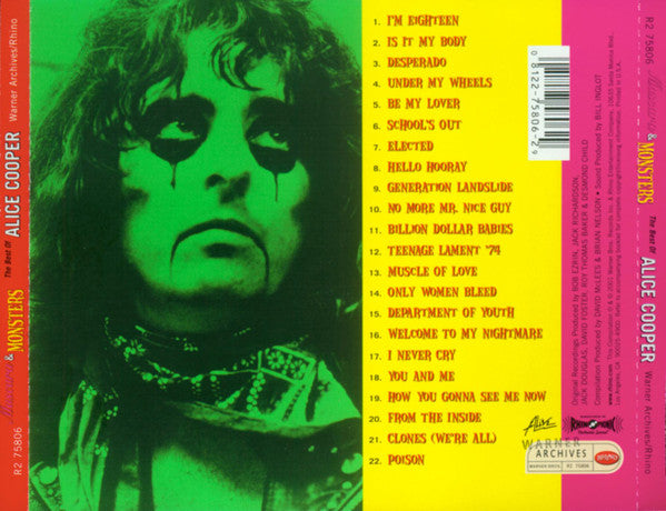 Alice Cooper – Mascara & Monsters - The Best Of Alice Cooper