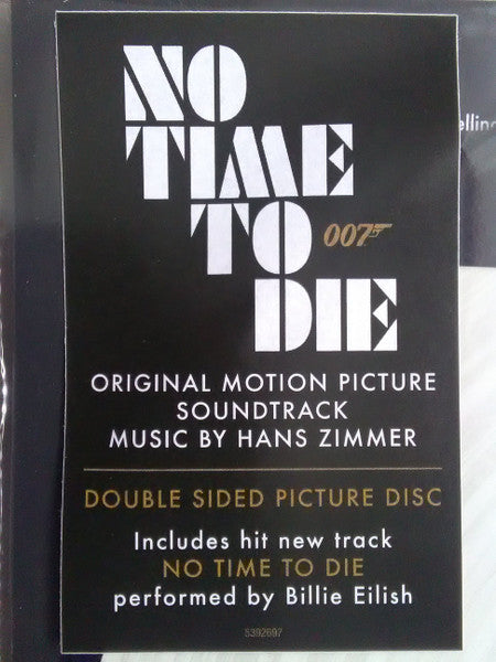 Hans Zimmer – No Time To Die (Original Motion Picture Soundtrack)   , picture disc