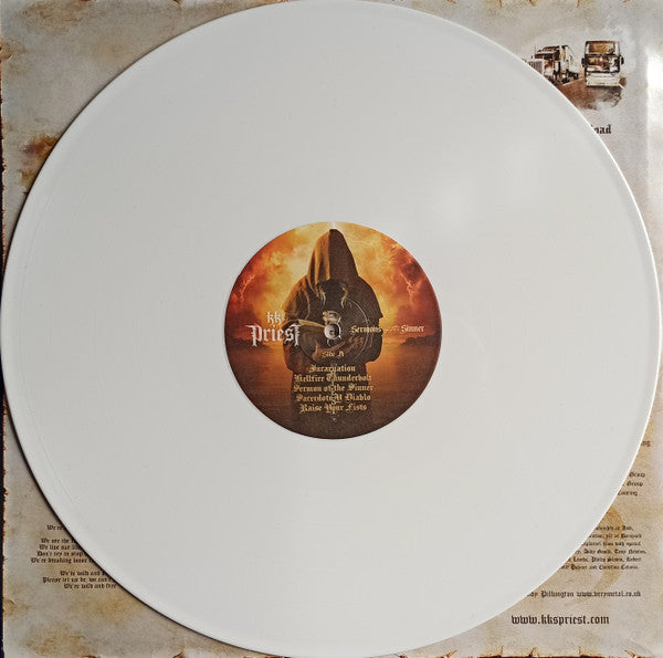 KK's Priest ‎– Sermons Of The Sinner  ,   White vinyl , CD, Limited Edition