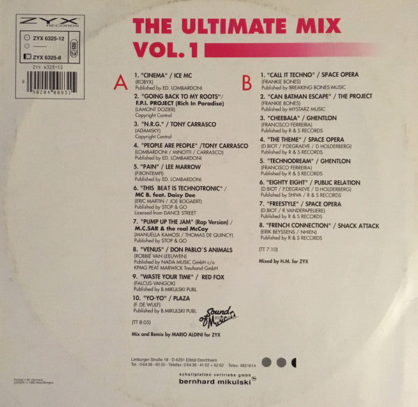 The Ultimate Mix Vol. 1    , 45 RPM