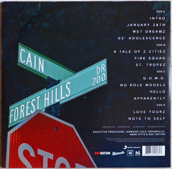 J. Cole – 2014 Forest Hills Drive  ,  2 LP