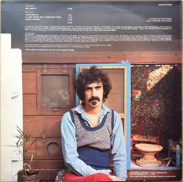 Frank Zappa – Waka / Jawaka - Hot Rats