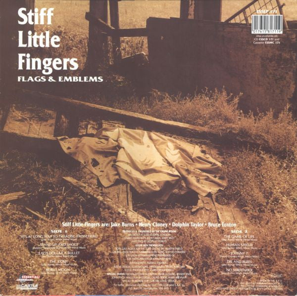 Stiff Little Fingers – Flags & Emblems, 1st Press