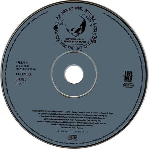 Cypress Hill – III - Temples Of Boom   ,  2 CD , Limited edition