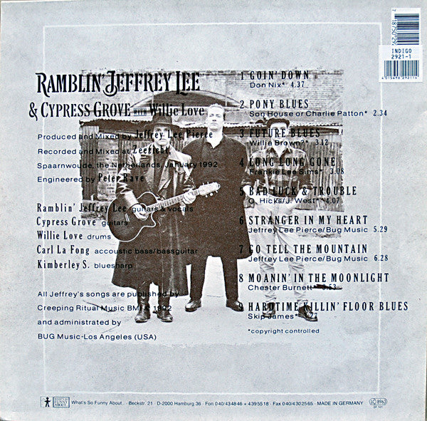Ramblin' Jeffrey Lee* & Cypress Grove With Willie Love – Ramblin' Jeffrey Lee & Cypress Grove With Willie Love