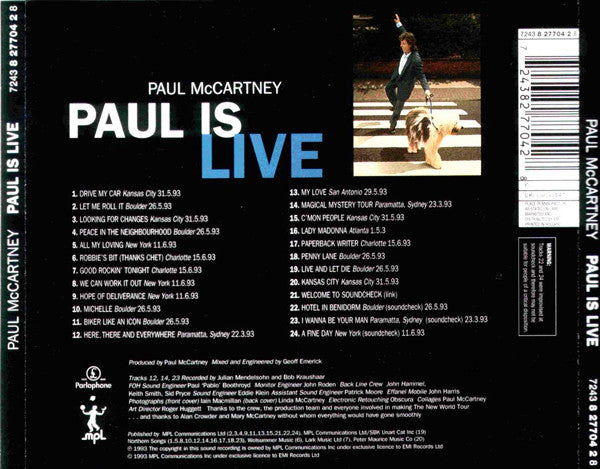 Paul McCartney – Paul Is Live