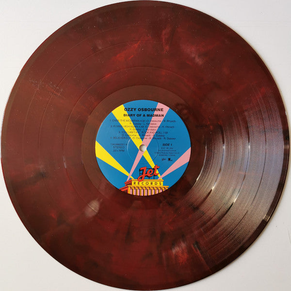 Ozzy Osbourne – Diary Of A Madman, Limited Edition, Red & Black Swirl