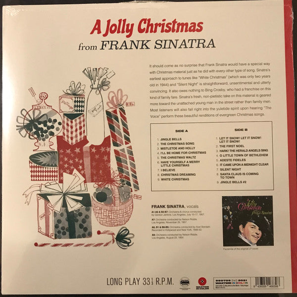 Frank Sinatra – A Jolly Christmas From Frank Sinatra, White Vinyl