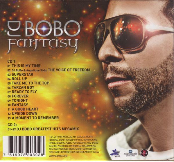 DJ BoBo – Fantasy, 2 x CD