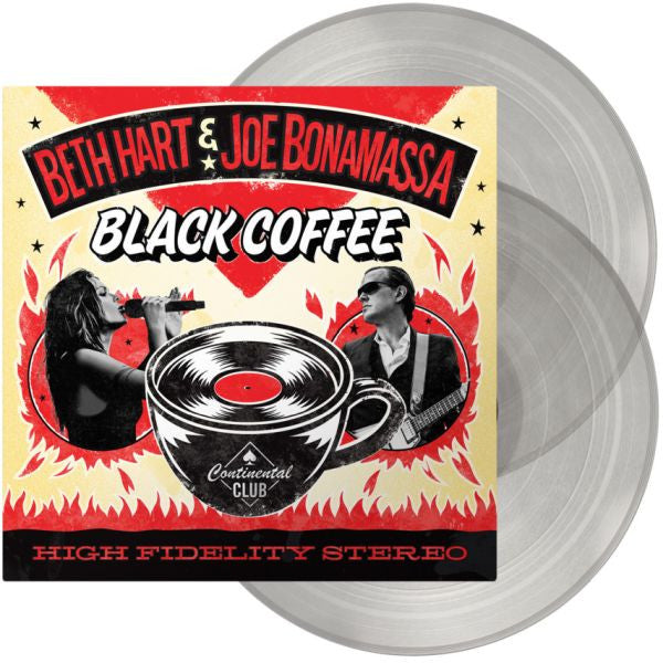 Beth Hart & Joe Bonamassa – Black Coffee, 2xLP, Transparent Vinyl