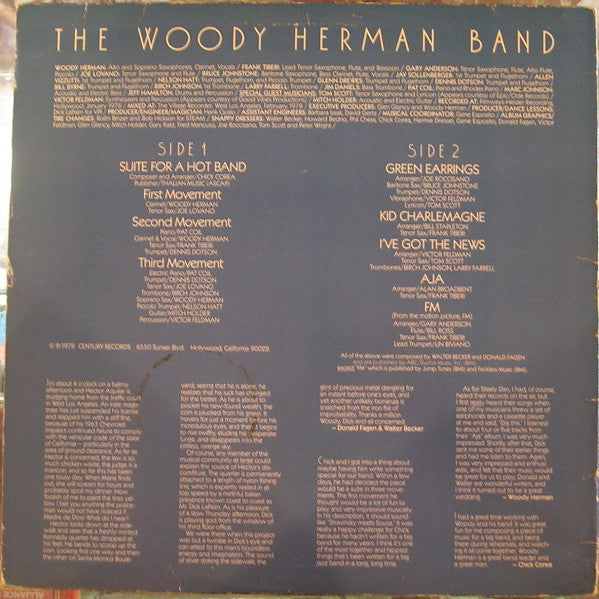 The Woody Herman Band* – Chick, Donald, Walter & Woodrow, 1st Press