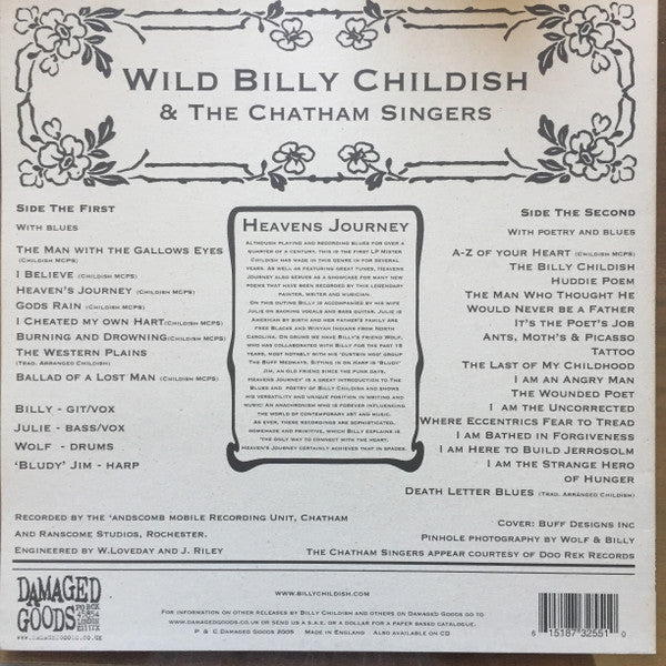 Wild Billy Childish* And The Chatham Singers – Heavens Journey   ,  1 press , UK