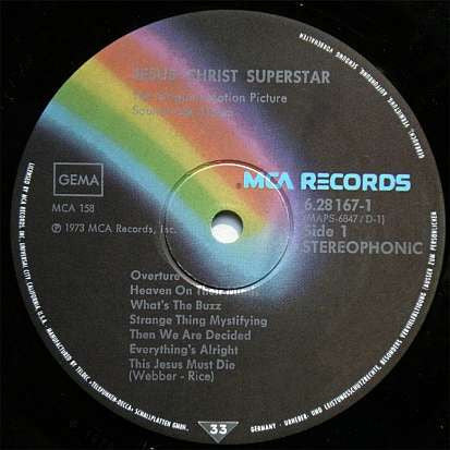 Jesus Christ Superstar (The Original Motion Picture Sound Track Album)   ,  2 LP , Booklet