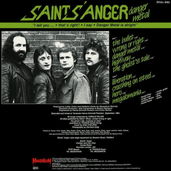 Saints' Anger – Danger Metal