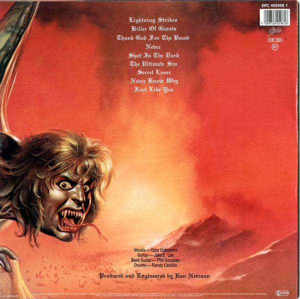 Ozzy Osbourne ‎– The Ultimate Sin