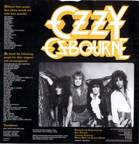 Ozzy Osbourne ‎– The Ultimate Sin