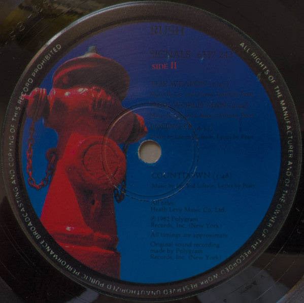 Rush – Signals    ,   ATENTIE LA STARE DISC !!!!