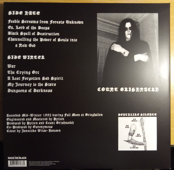 Burzum – Burzum  ,  Gatefold , color vinyl