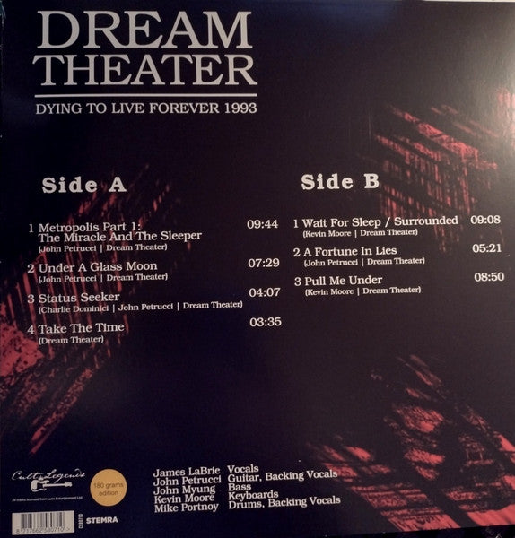 Dream Theater – Dying To Live Forever 1993