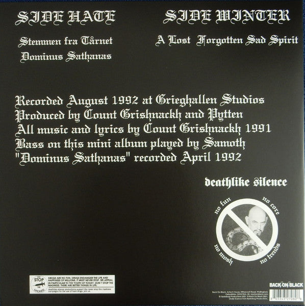 Burzum – Aske   , Gatefold  , Limited Edition