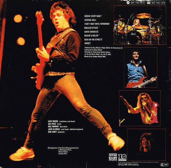 Gary Moore ‎– Rockin' Every Night - Live In Japan