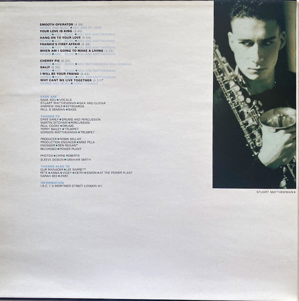 Sade – Diamond Life   ,  Gatefold