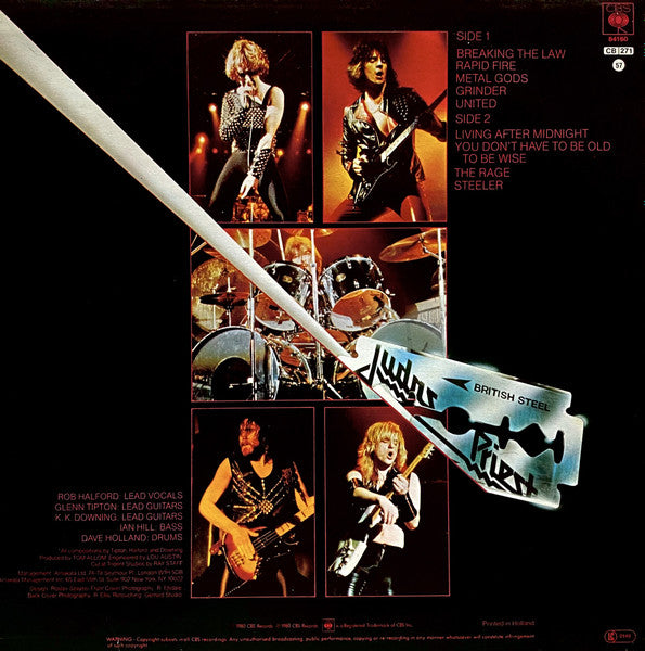 Judas Priest ‎– British Steel