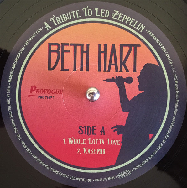 Beth Hart – A Tribute To Led Zeppelin, 2xLP, Gatefold
