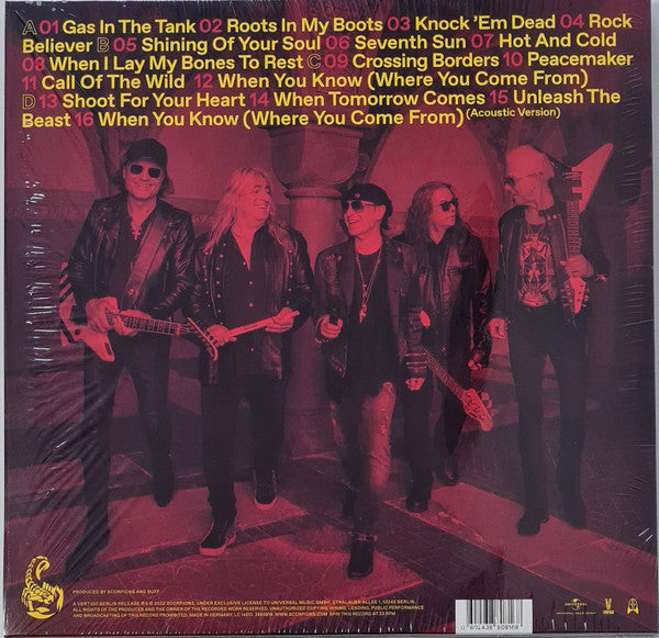 Scorpions ‎– Rock Believer   2LP , Gatefold 180 gram , Deluxe Edition