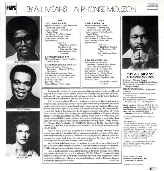 Alphonse Mouzon Featuring Herbie Hancock • Freddie Hubbard • Lee Ritenour • Seawind Horns* – By All Means