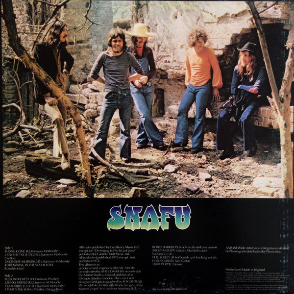 Snafu  ‎– Snafu    , Gatefold