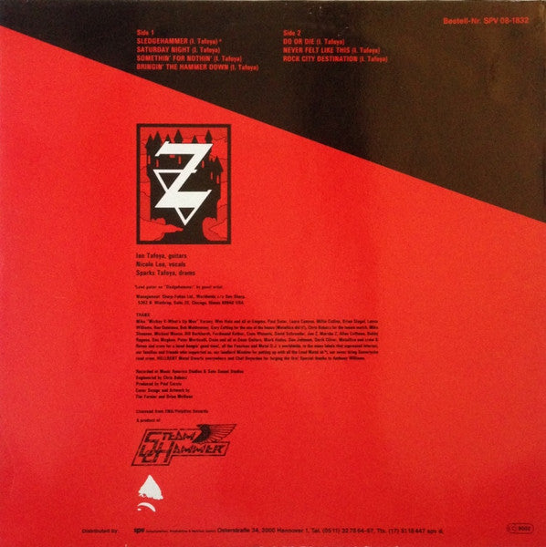 ZnöWhite* ‎– All Hail To Thee    ,  1 press Germany