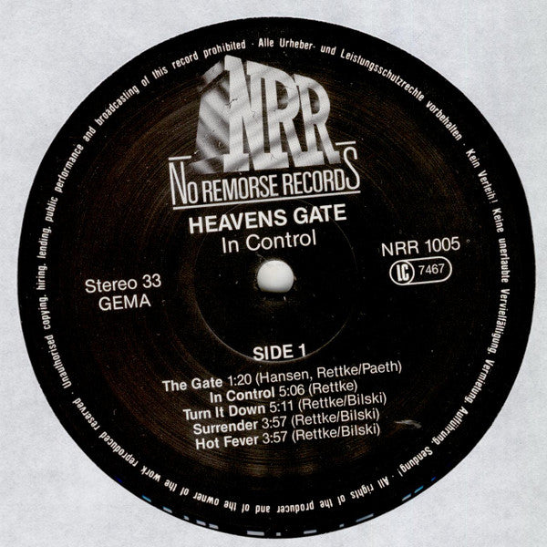 Heavens Gate  ‎– In Control