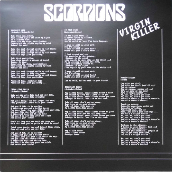 Scorpions – Virgin KiIler , red vinyl