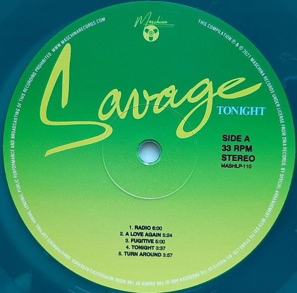 Savage – Tonight (Ultimate Edition), Gatefold, Collector Edition, Green Vinyl