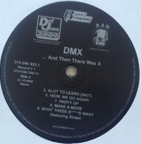 DMX ‎– ...And Then There Was X   ,  2LP