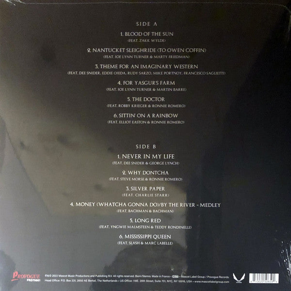 Leslie West – Legacy: A Tribute To Leslie West  , Special Edition, Silver  ( Featuring Zakk Wylde ,Joe Lynn Turner, Marty Friedman ,  Mike Portnoy ,Steve Morse ,  Yngwie Malmsteen......etc )