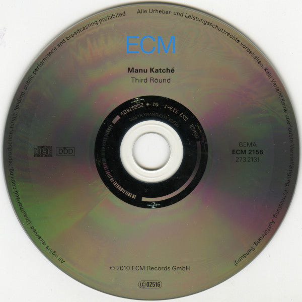 Manu Katché – Third Round   ,  CD , ECM