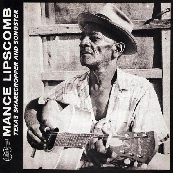 Mance Lipscomb ‎– Texas Sharecropper And Songster  ,  + carte cu versuri , US 1966